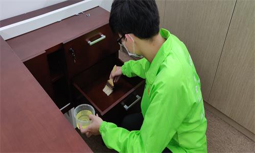 【格安瑞環(huán)?！磕仙絽^(qū)華潤大廈B1辦公室裝修污染治理案例