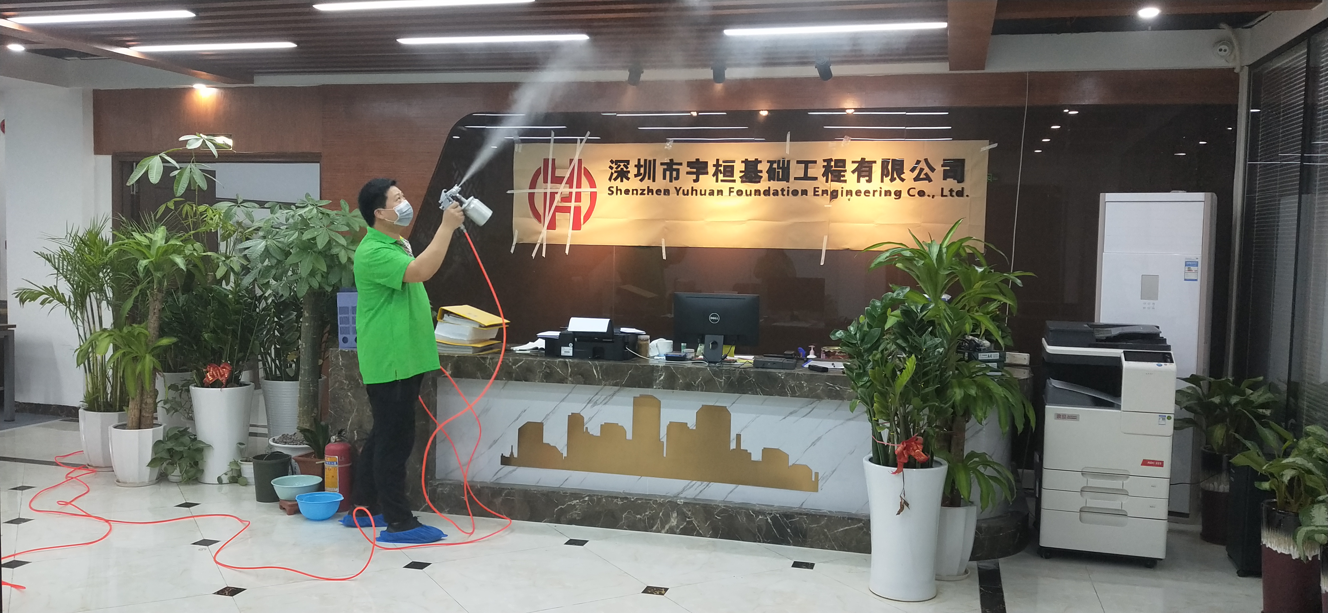 【格安瑞環(huán)?！縏CL國際E城F1棟7C辦公室裝修污染治理案例